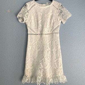 Hello Molly White Lace Dress